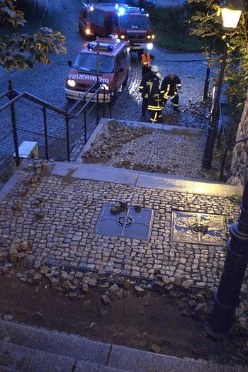 Unwetter &uuml;ber Nordhausen