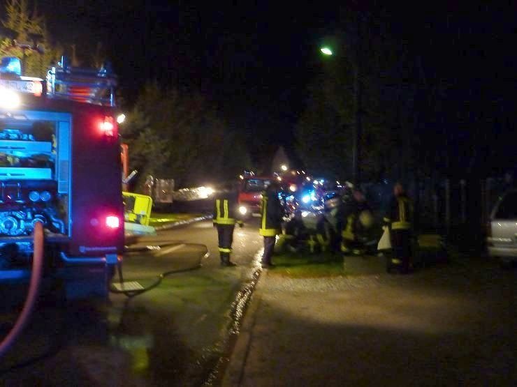 Feuer in Gro&szlig;wechsungen