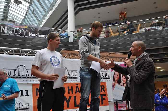 Siegerehrung in der Galerie