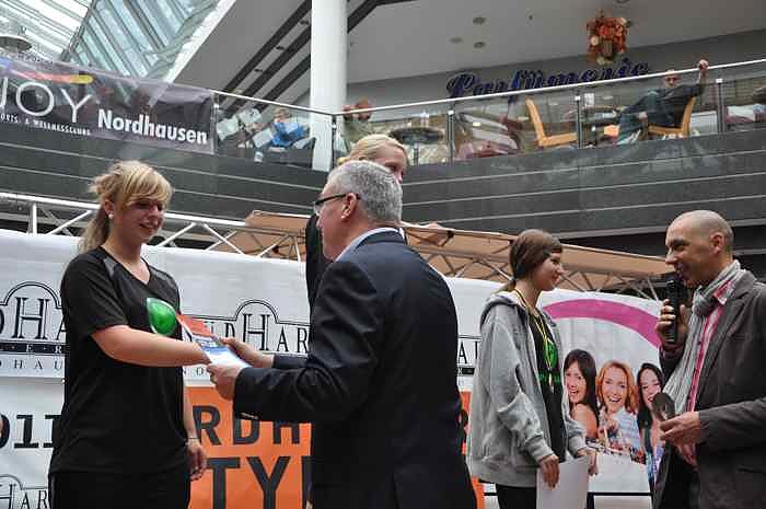 Siegerehrung in der Galerie