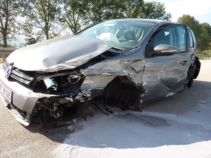 Crash auf der Autobahn