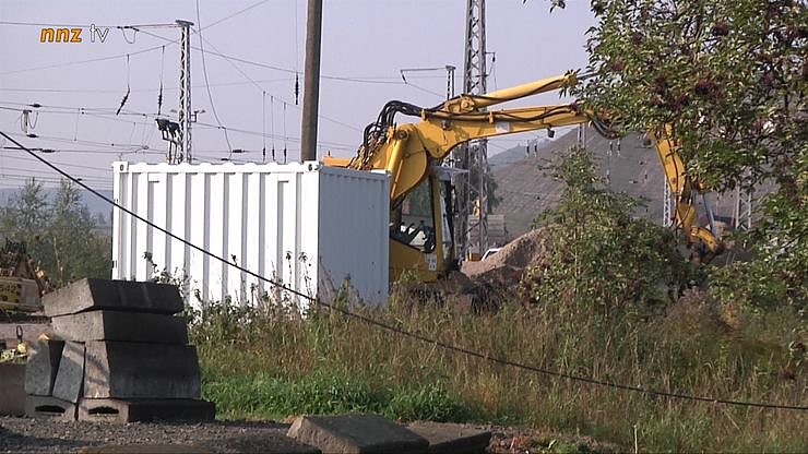 Abgesperrtes Terrain