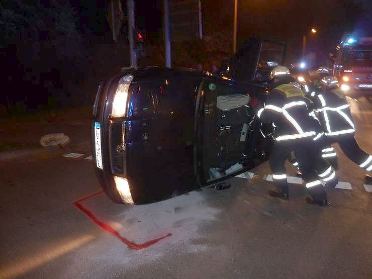 Crash auf der Kreuzung
