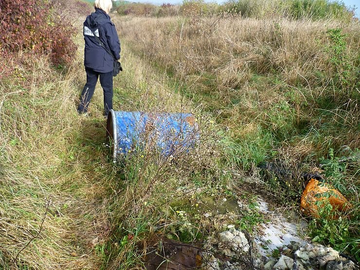 F&auml;sser entsorgt