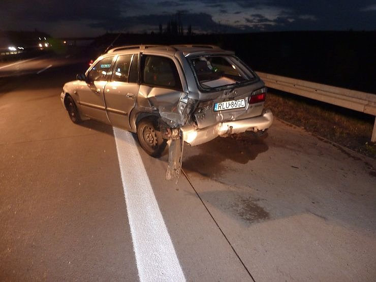 Crash auf der Autobahn
