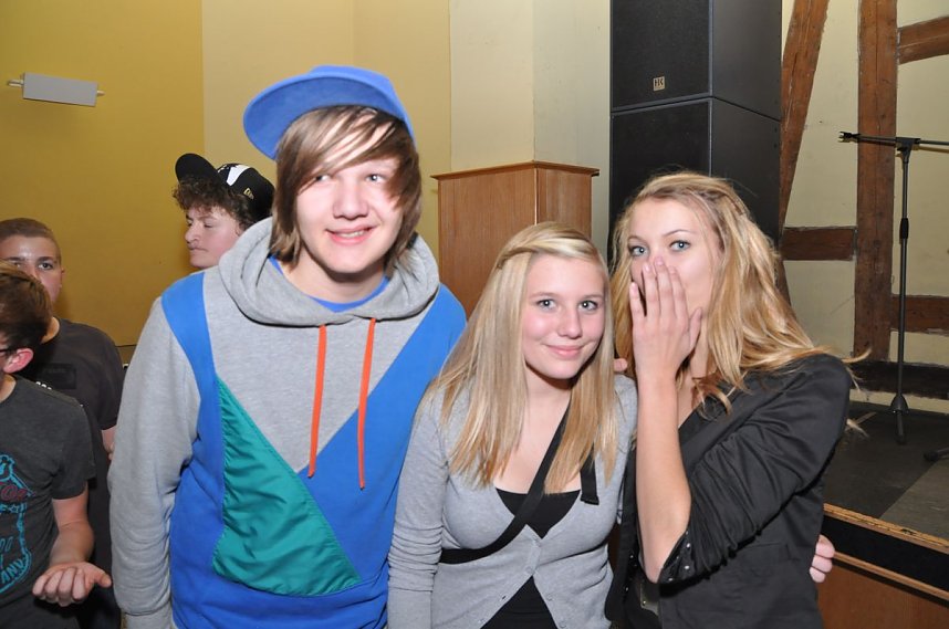 Junge Party im Klubhaus