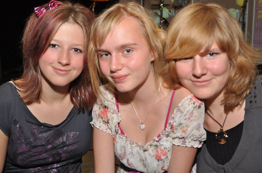 Junge Party im Klubhaus