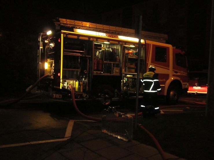 Kellerbrand in der Nordh&auml;user Bahnhofstra&szlig;e