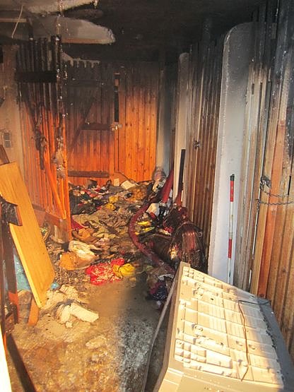 Kellerbrand in der Nordh&auml;user Bahnhofstra&szlig;e