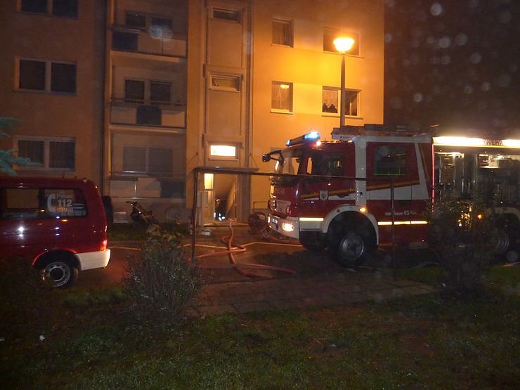 Kellerbrand in der Nordh&auml;user Bahnhofstra&szlig;e