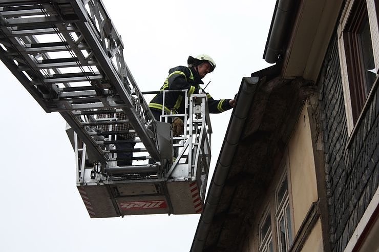 Luftiger Einsatz im Altendorf