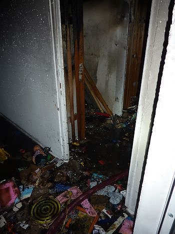 Brand in der Bahnhofstra&szlig;e