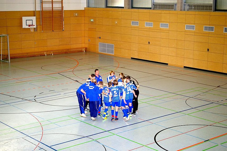 In der Halle dominant