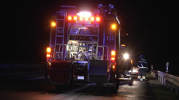Crash auf der Autobahn