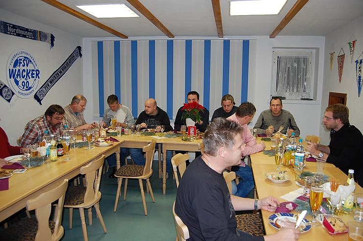 Weihnachtsfeier bei Wacker Nordhausen