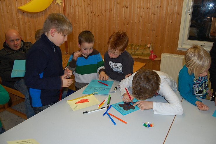 Nachwuchs feierte Weihnachten