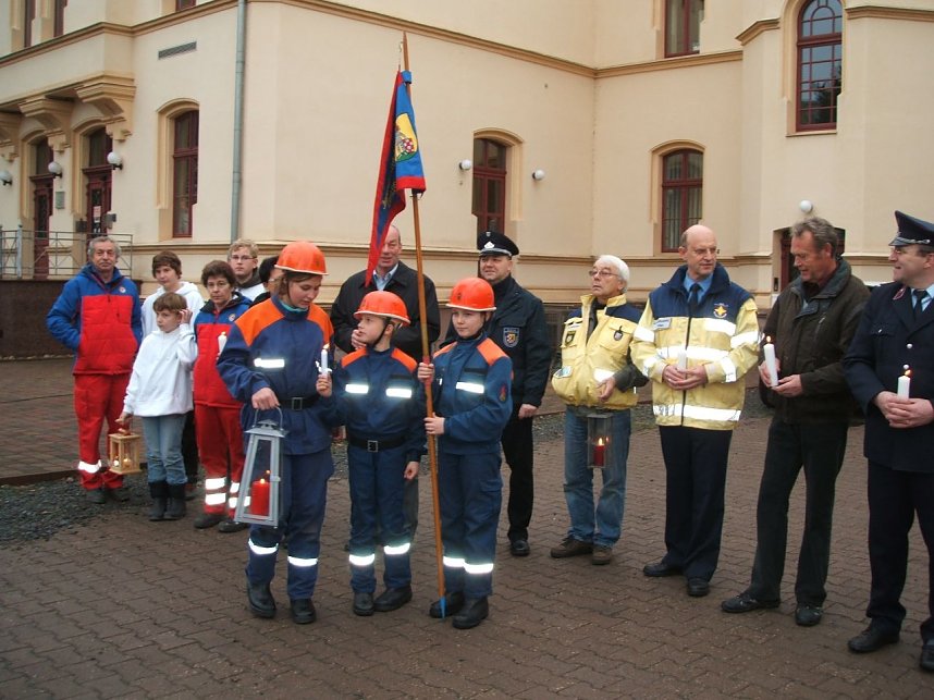 Friedenslicht in Nordhausen