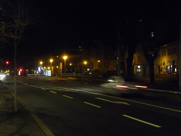 Lichter im Dunkel - Blick zum Grimmel