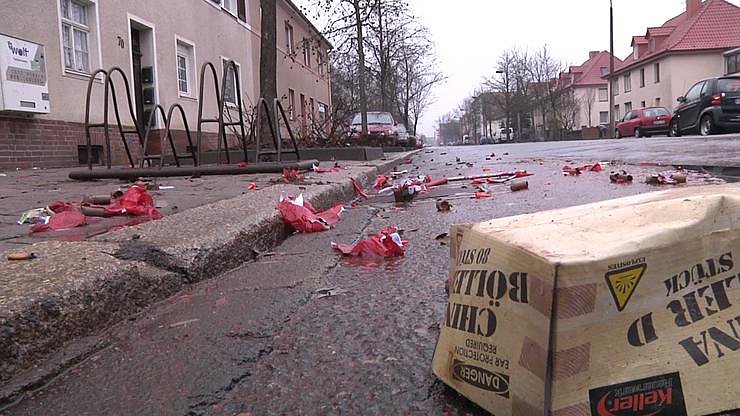 B&ouml;llerabfall auf den Stra&szlig;en