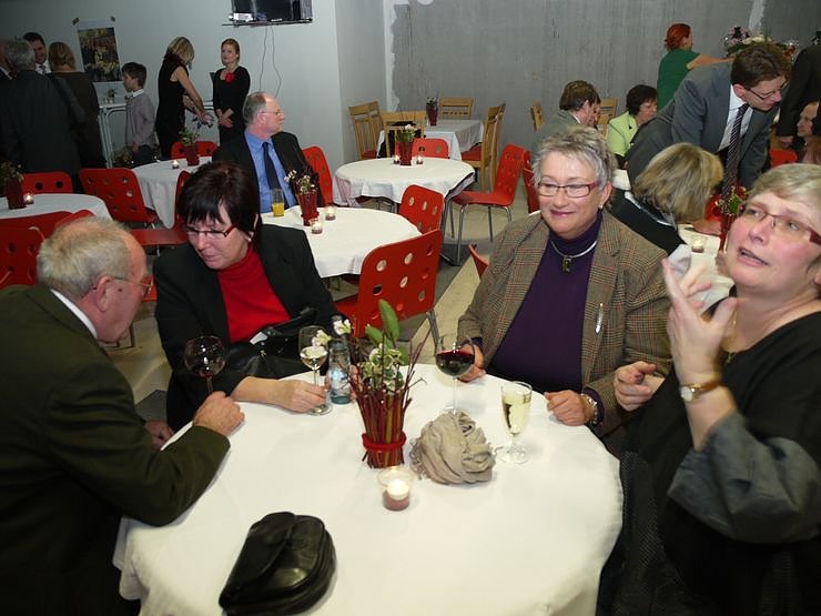 Geburtstagsempfang auf der Baustelle