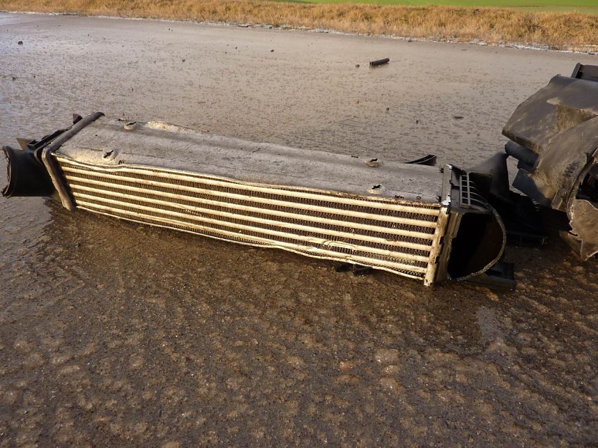 Crash auf der Autobahn