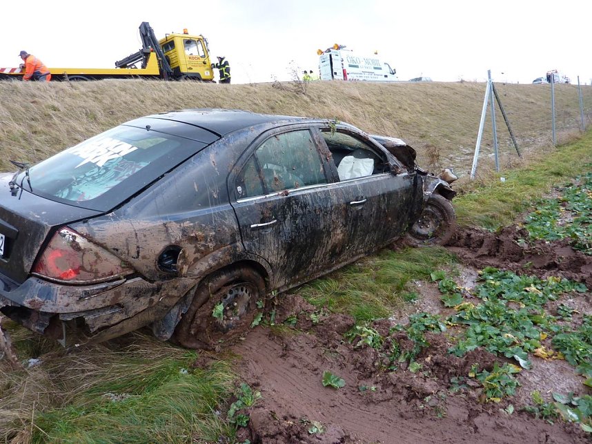 Crash auf der Autobahn