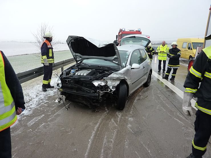 Unfall auf der Autobahn