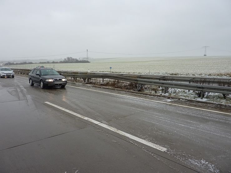 Unfall auf der Autobahn