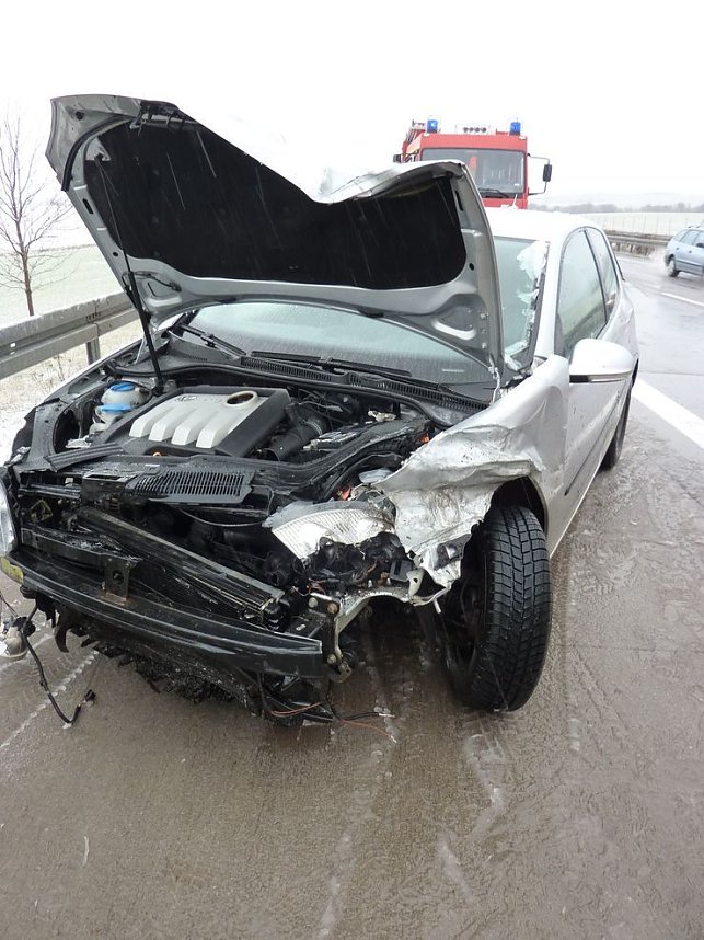 Unfall auf der Autobahn