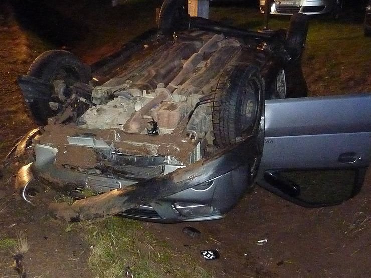Unfall zwischen Nordhausen und Bielen