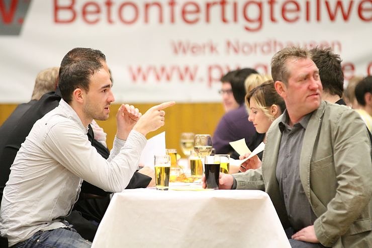 Span und Spannung unterm Hallendach