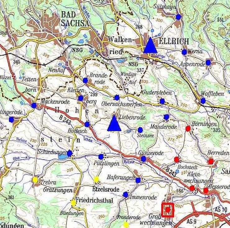 Die einzelnen St&uuml;tzpunkte: Nord