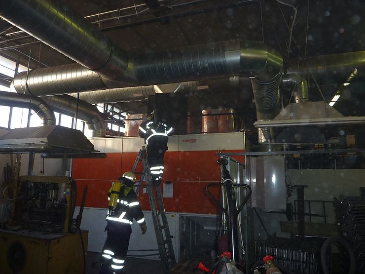 Brand in Filteranlage