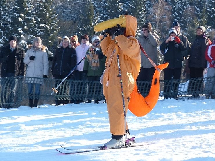 Skifasching in Tanne