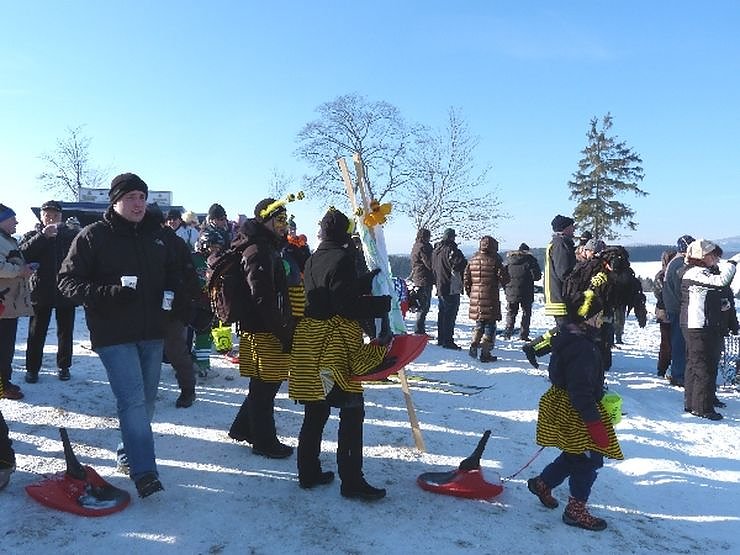 Skifasching in Tanne