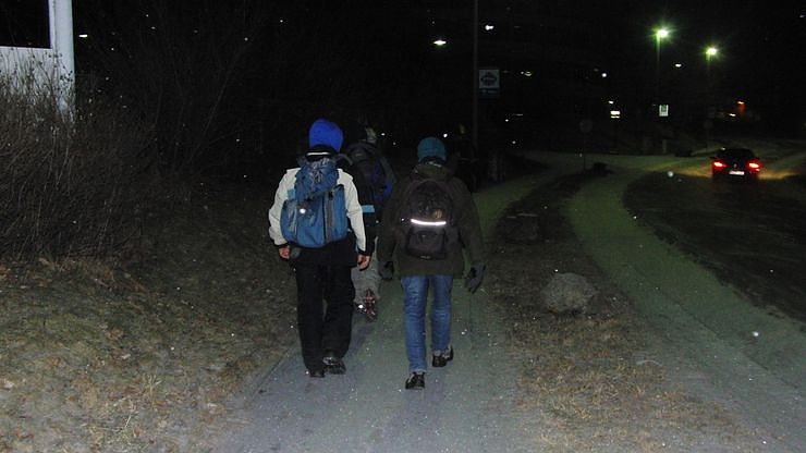 100 Kilometer unterwegs