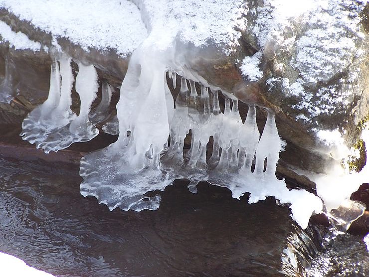 Eisige Sch&ouml;nheiten an der Zorge