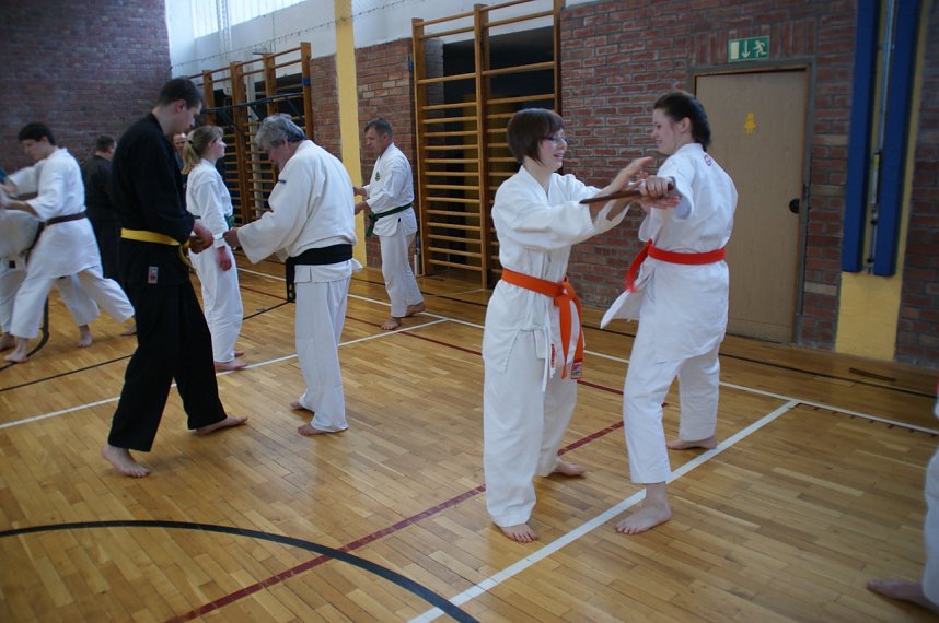 Messer im Lehrgangs-Fokus