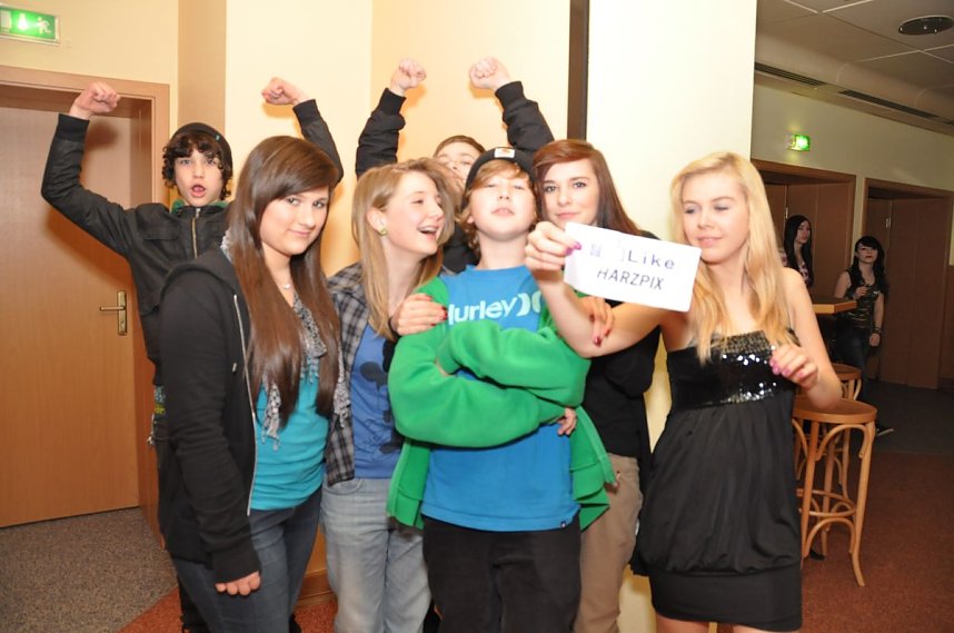 Fette junge Party im Klubhaus