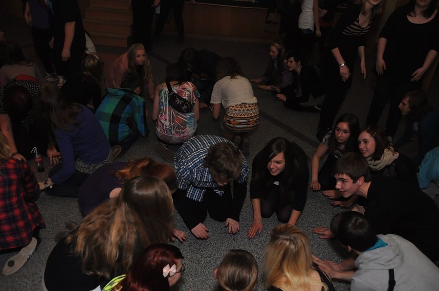 Fette junge Party im Klubhaus