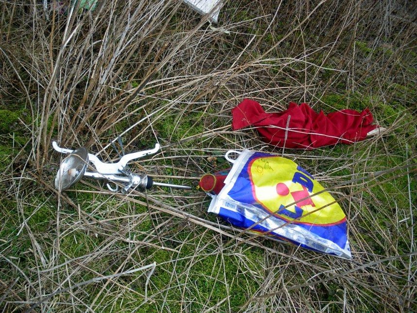 Umwelt am Kiesteich verschandelt