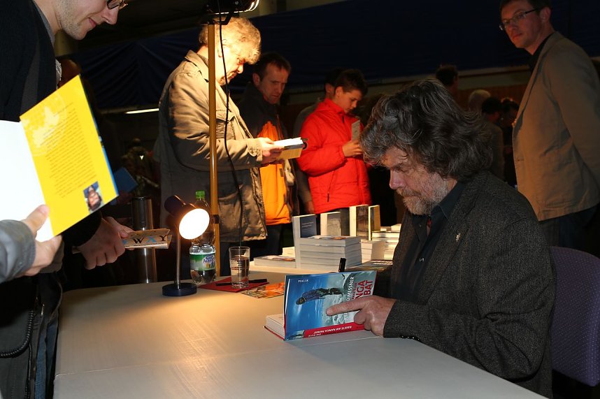 Reinhold Messner in Nordhausen
