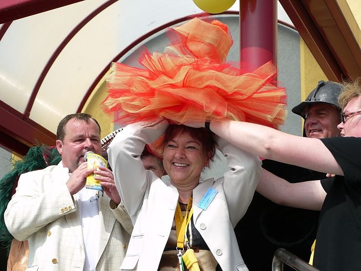 Gesch&auml;ftsf&uuml;hrerin mit Hut