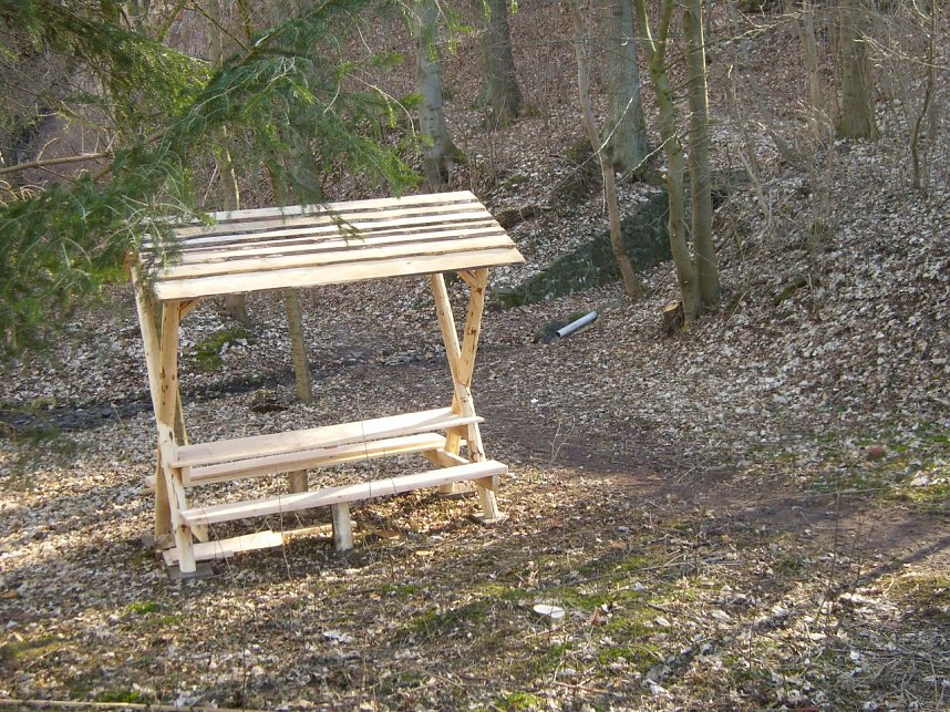 Arbeiten an der "Langen Wand"