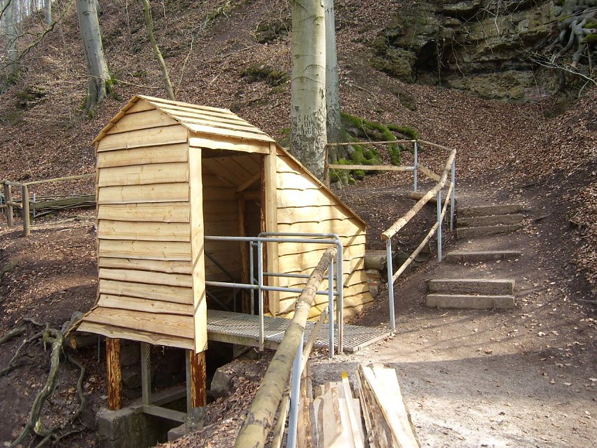 Arbeiten an der "Langen Wand"