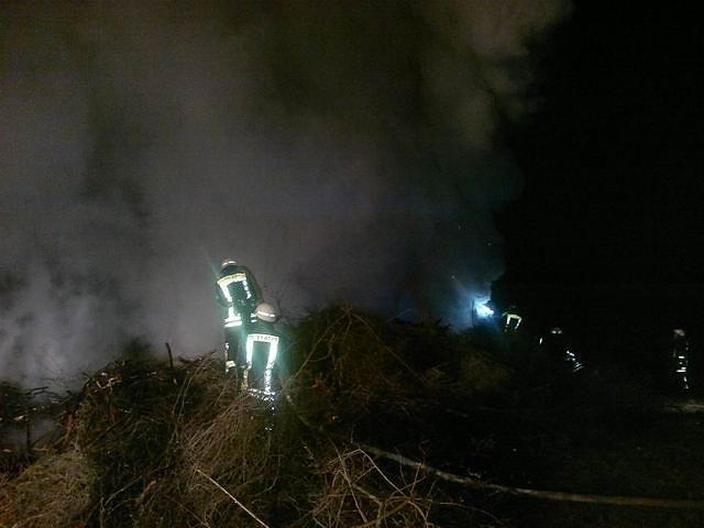 Osterfeuer angez&uuml;ndet