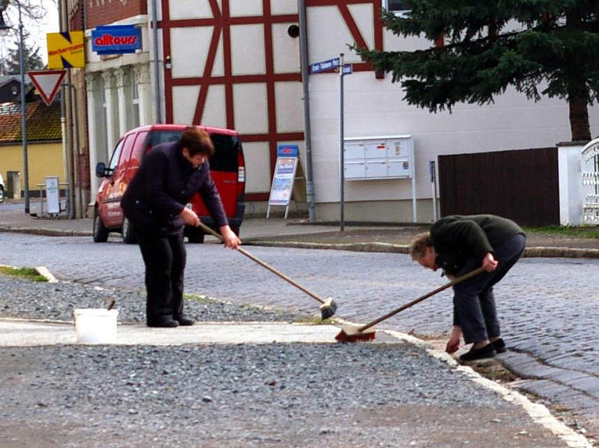 Saubere Stunde in Harztor