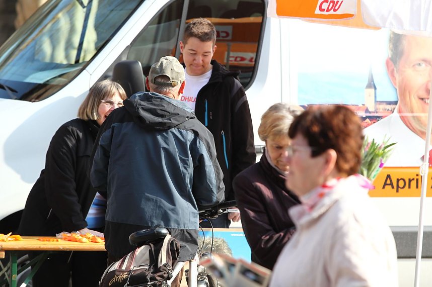 Markt der Wahlk&auml;mpfer