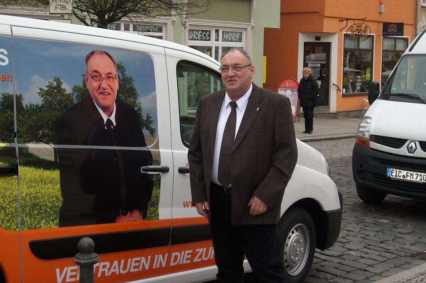 Wahlkampf zwischen Blumen und Radieschen