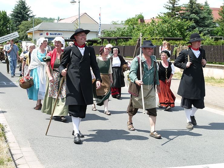 800 Jahre Niedersachswerfen - der Festumzug